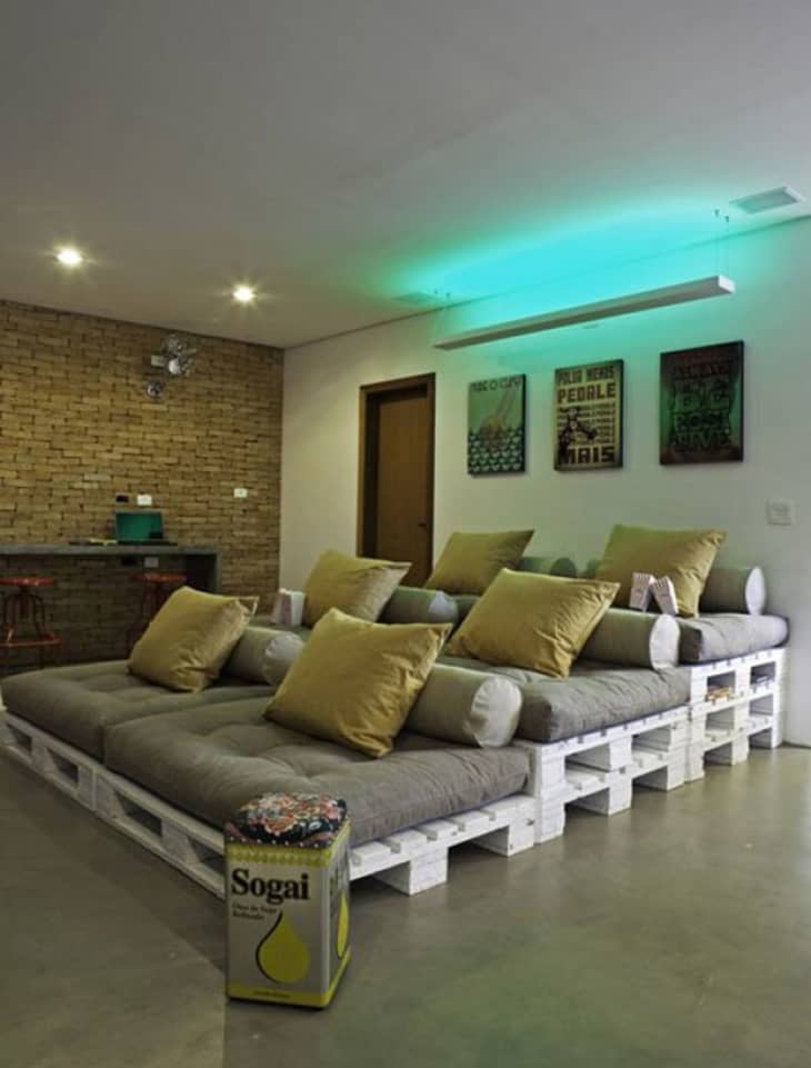 Stadium seating basement sales
