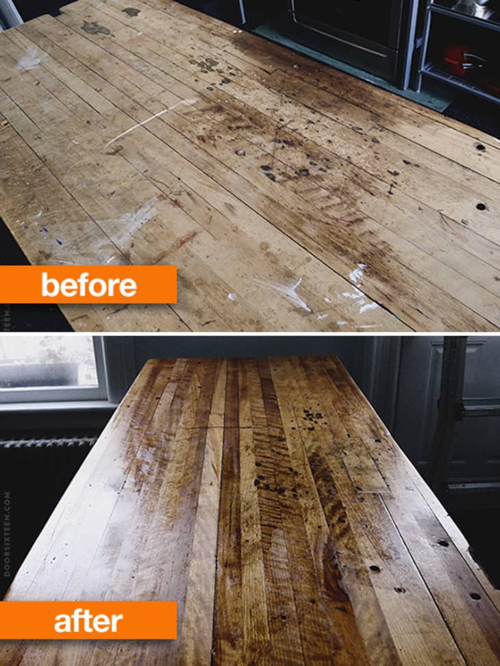Before & After Roundup: Refinished Wood Furniture Projects
