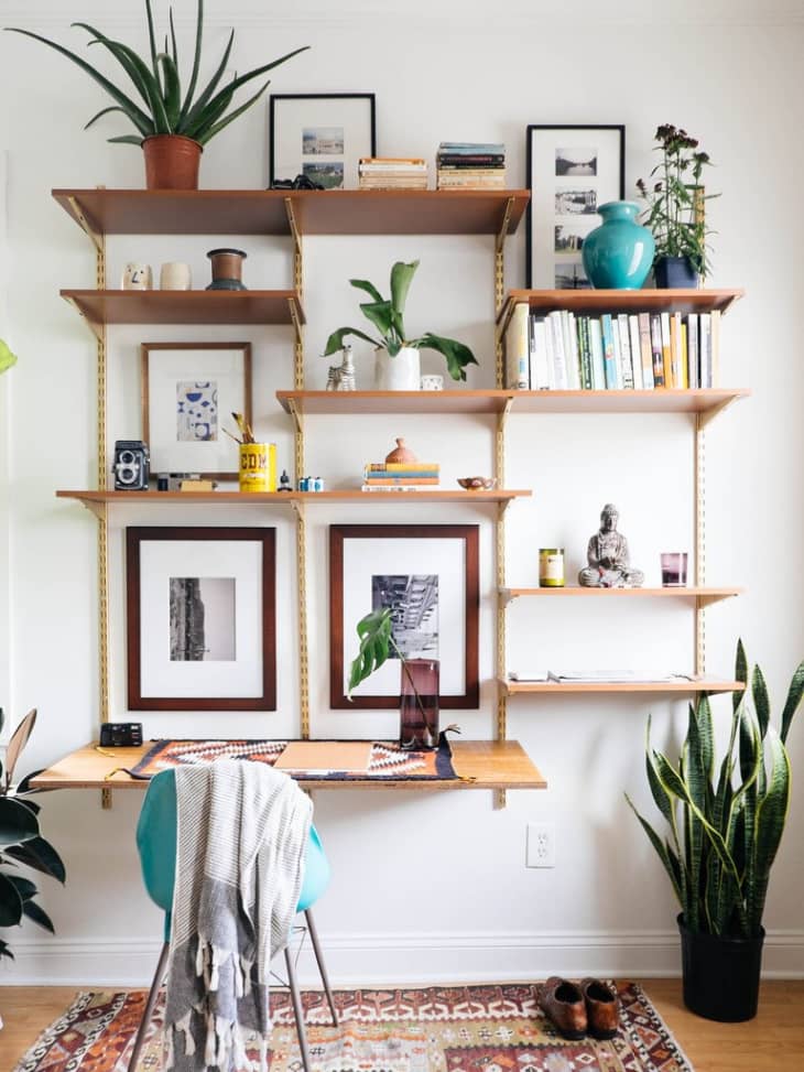 Rustic Floating Shelves at Pickle Cottage