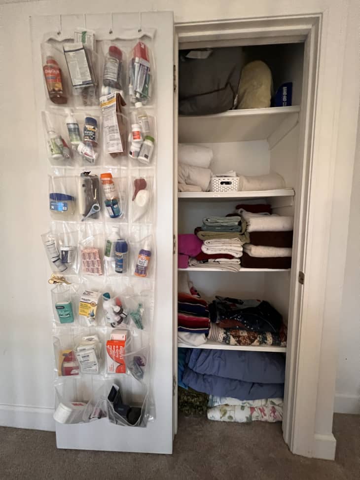 Organizing a Small Linen Closet - Smallish Home