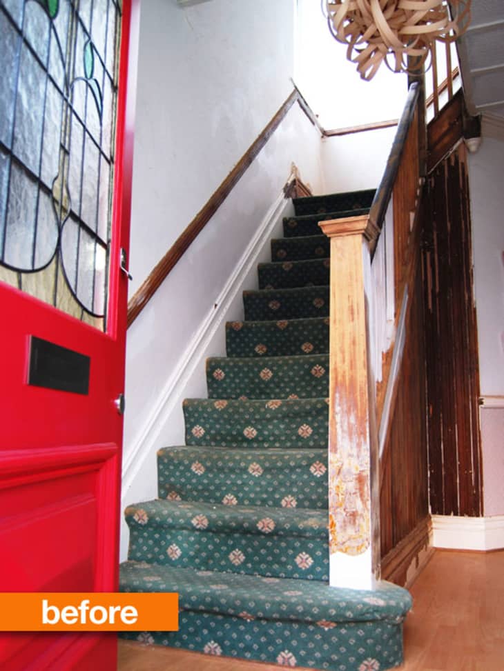 Before & After Christine’s Edwardian Staircase Restoration Apartment