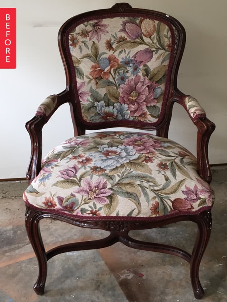 Before & After Louis Chair Gets a Royal Makeover Apartment Therapy