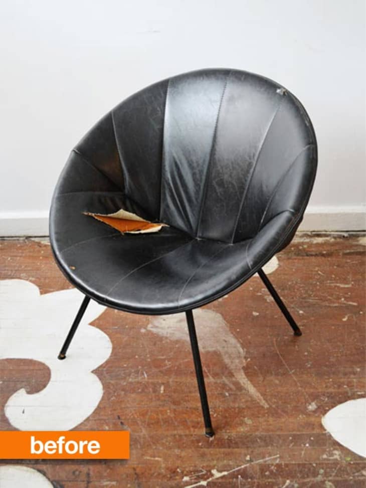 Vintage shop saucer chair