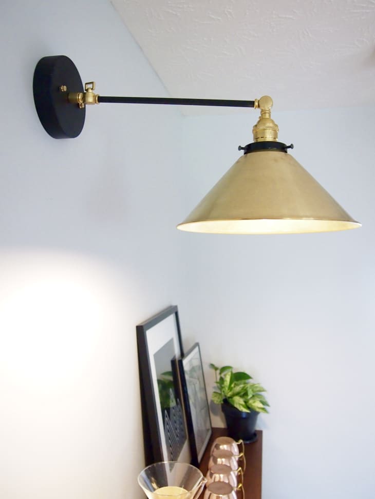 Build Your Own Sleek Sophisticated Wall Sconce Apartment Therapy