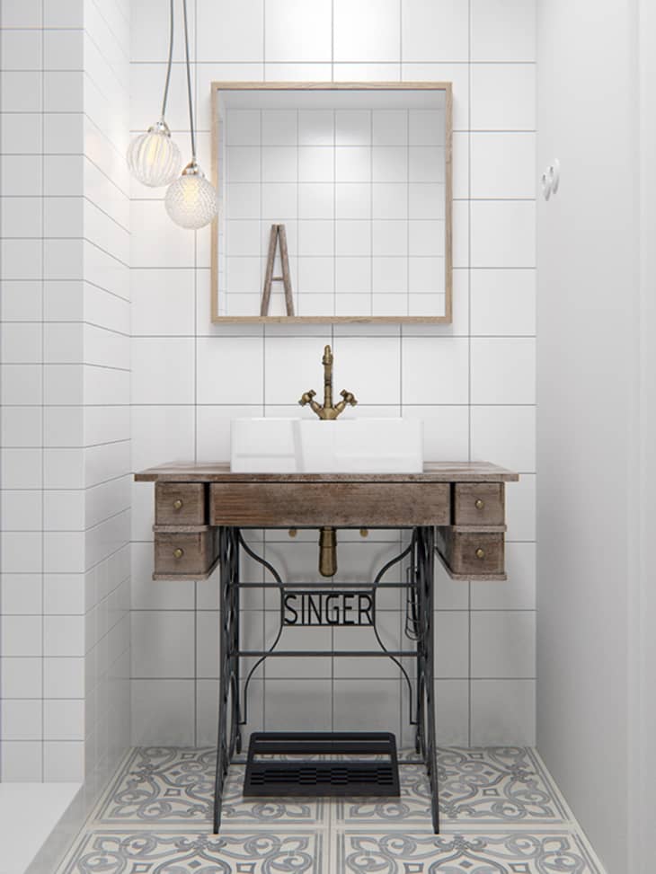 Bathroom vanity 2025 small space