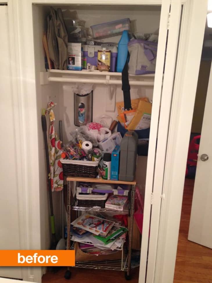 Before & After: An Overstuffed Closet Gets a Master Cleanse | Apartment ...