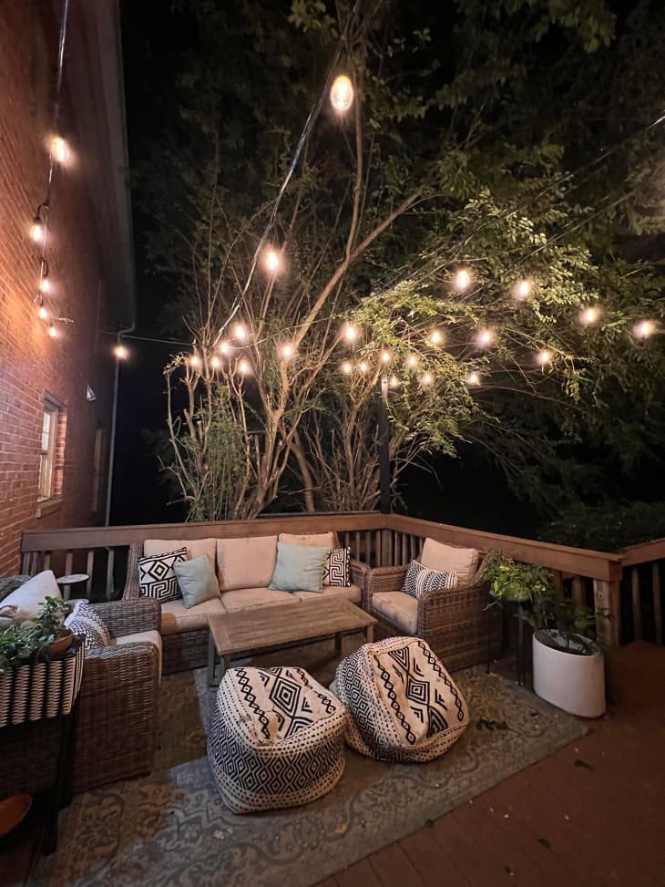Lights for sales patio area