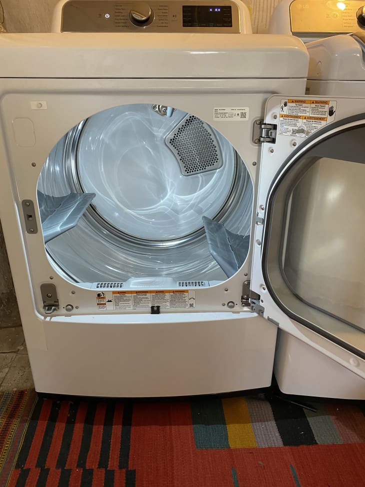 LG dryer interior
