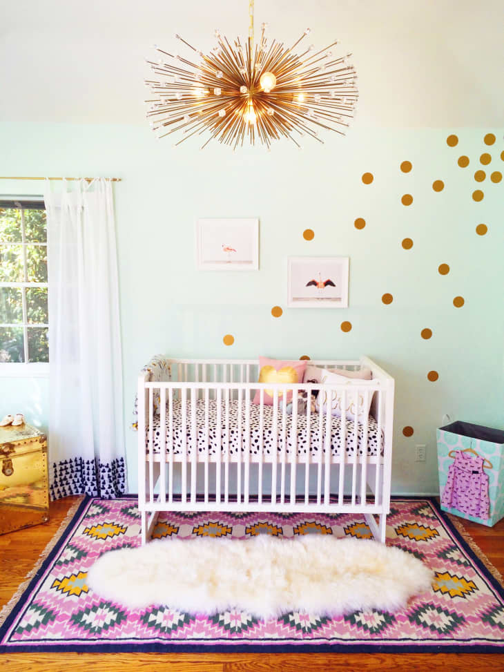 Ruby’s Gorgeously Glam Nursery | Apartment Therapy