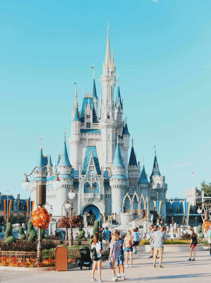 HD wallpaper: Disney Land castle photography, disneyland paris, france,  leisure park