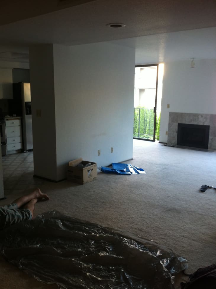 The “Cookie Cutter Condo to Creative Open Space” Makeover Apartment Therapy