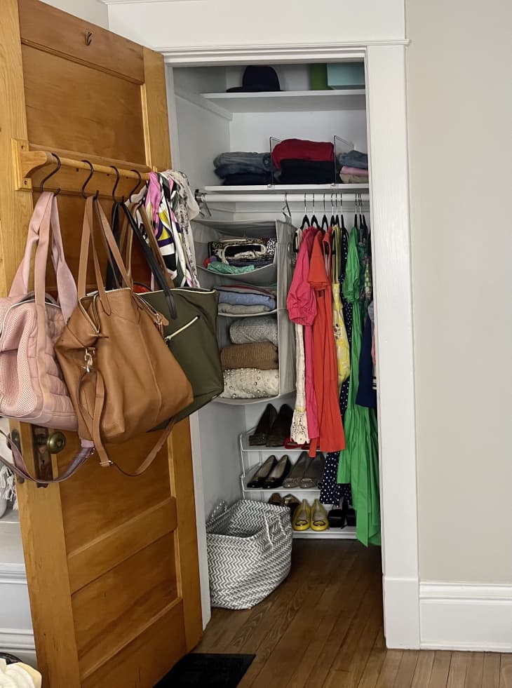 A Personal Stylist's Organized, Tiny 10-Square Foot Closet