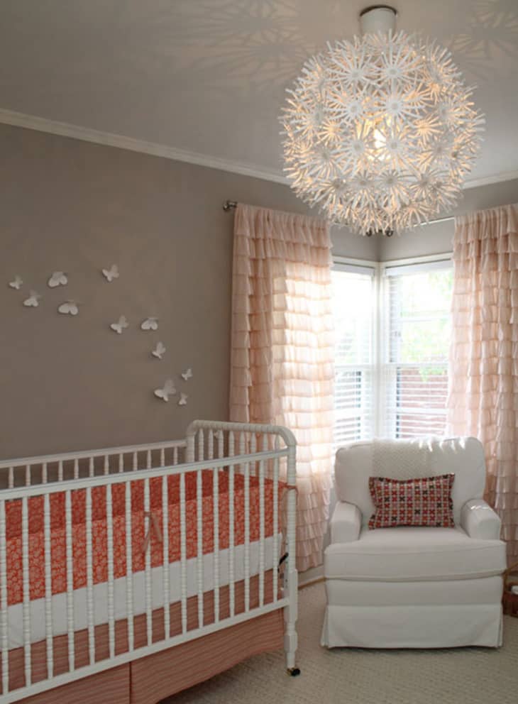 Ave’s Neutral + Coral Nursery | Apartment Therapy