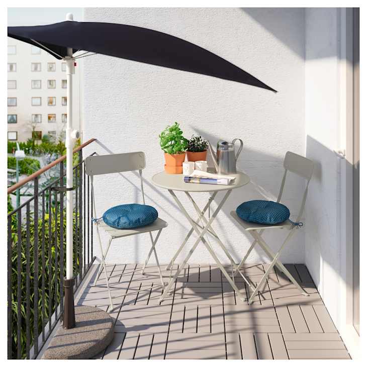 ikea patio set with umbrella Kingdom HDPE 9-Piece Outdoor Dining 11FT Umbrella, Grey lightweight aluminium alloy ensures long Is there anything better than