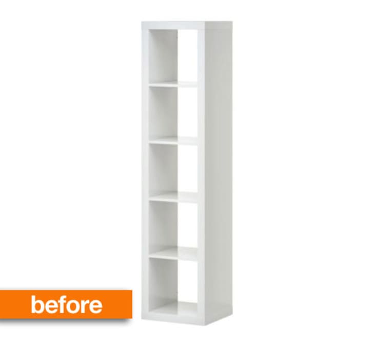 Before & After: IKEA EXPEDIT Transformed Into Rustic TV Console