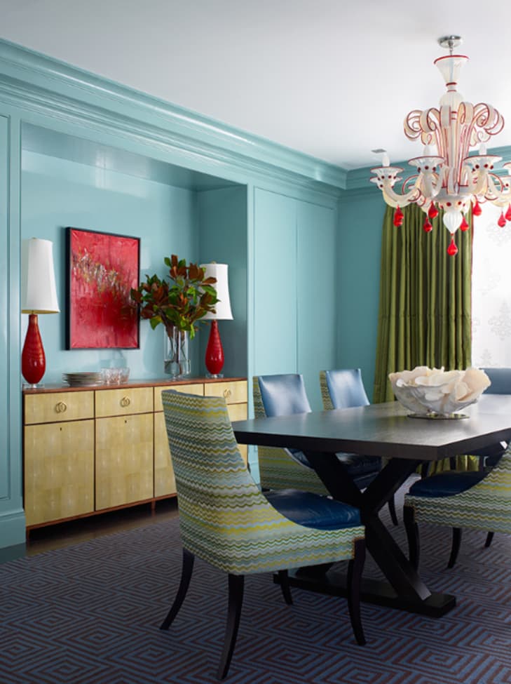 Red and Blue Room Design Ideas - Red and Blue Decor | Apartment