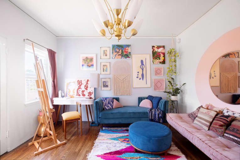 Eclectic living space