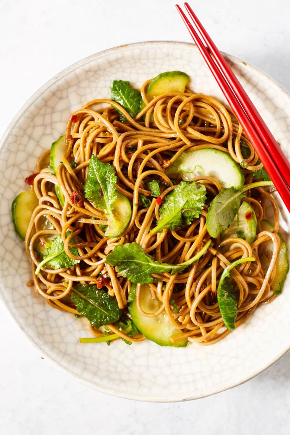 Recipe Garlicky Soba Noodle Bowls Kitchn yummyumm in a pinch