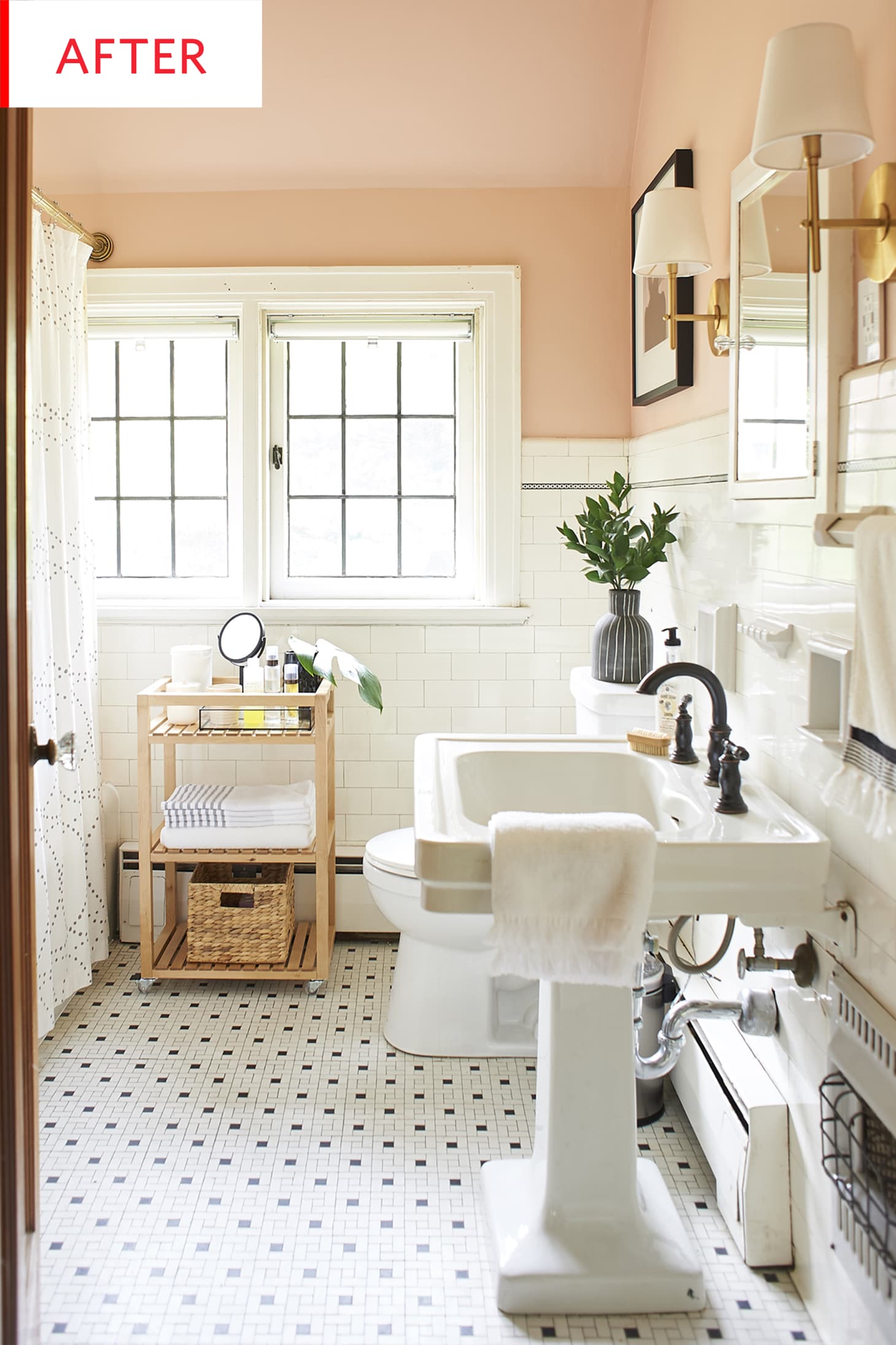 1920s Vintage Bathroom Makeunder - Before After | Apartment Therapy