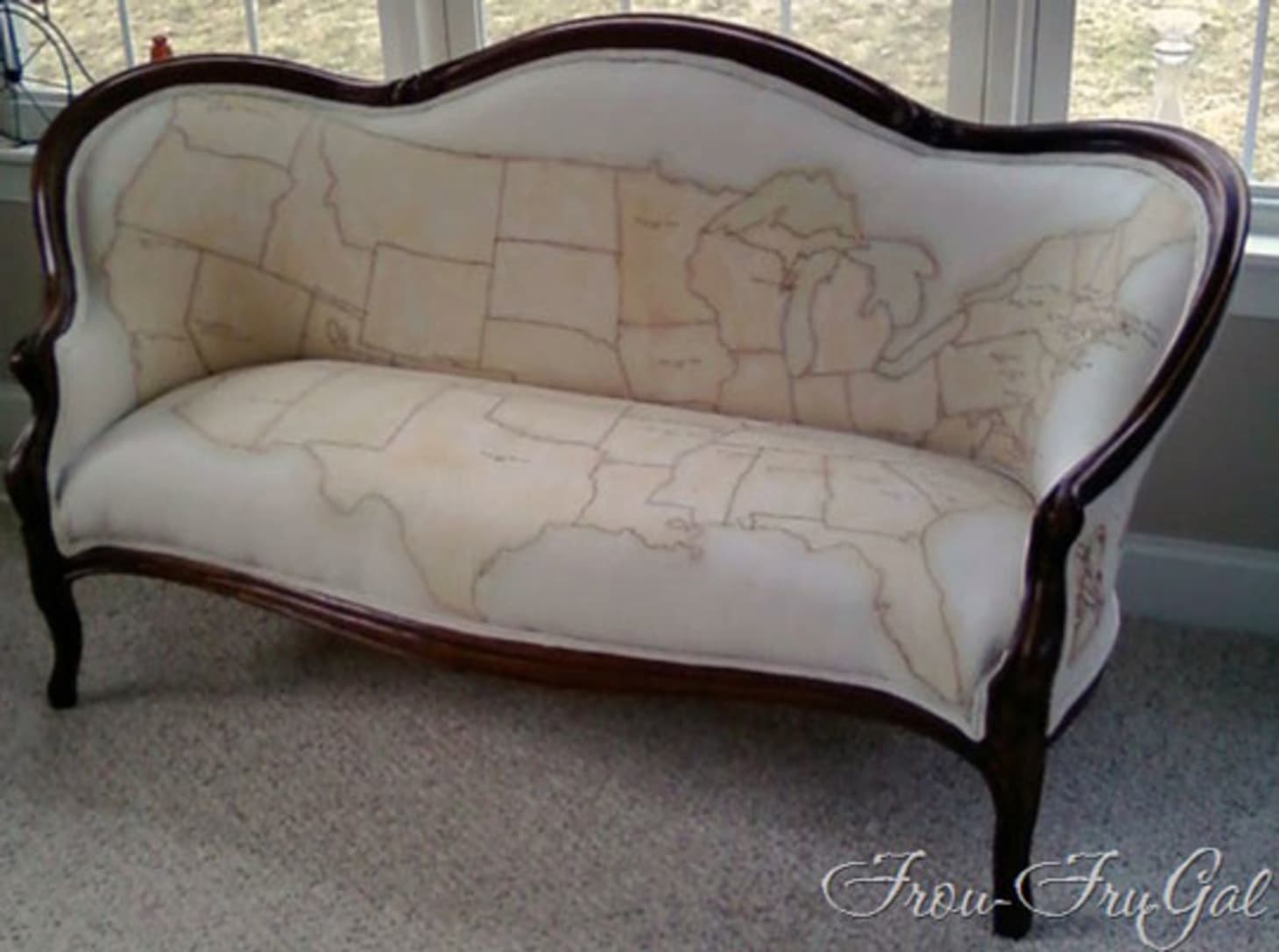 Before & After An Old Settee Turned Into A Family Heirloom Apartment