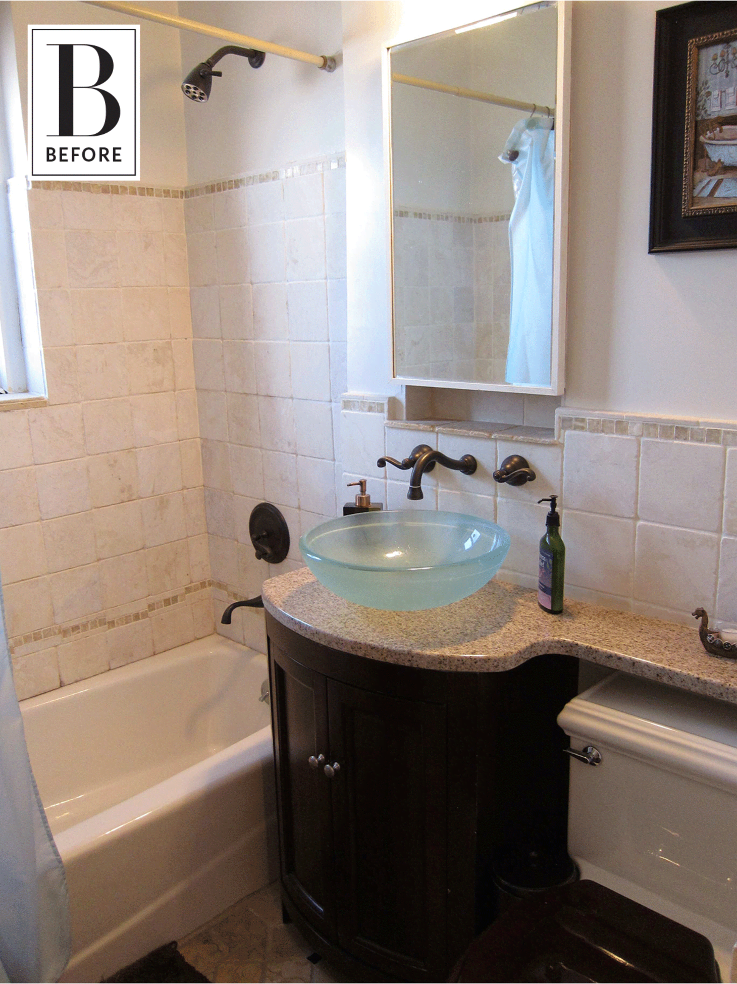 Before & After A Musty, Dated Bathroom Turns Around Apartment Therapy