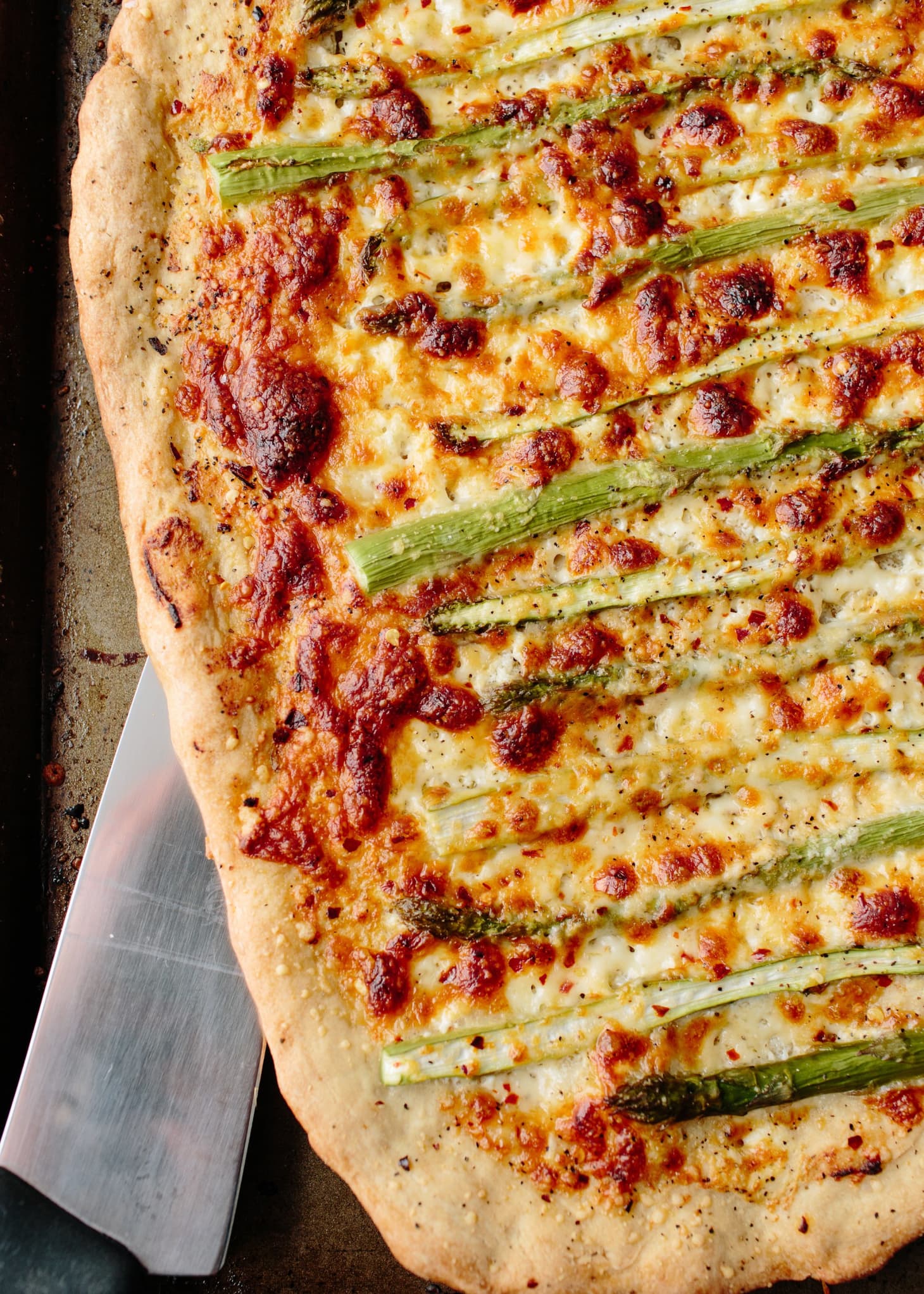 Recipe Roasted Asparagus & Ricotta Pizza Kitchn
