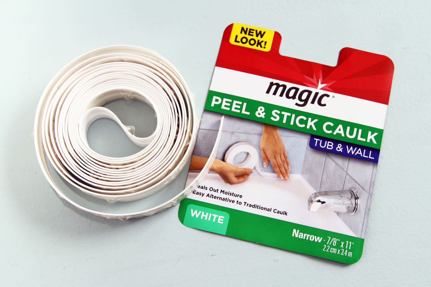 Peel and Stick Caulk Strip Renter Product Review Apartment Therapy