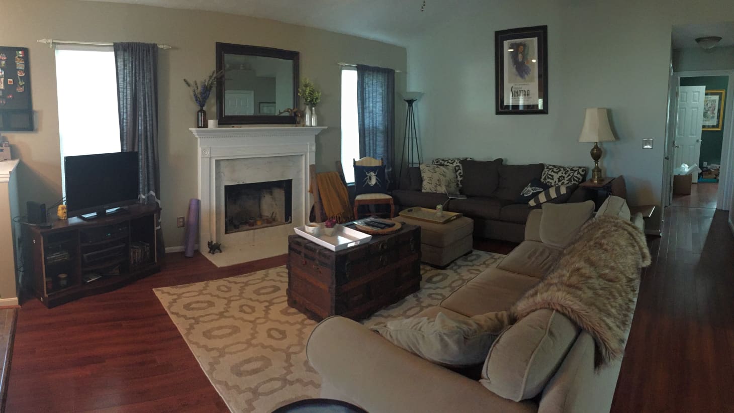 Where To Put Tv Other Than Above Fireplace Apartment Therapy