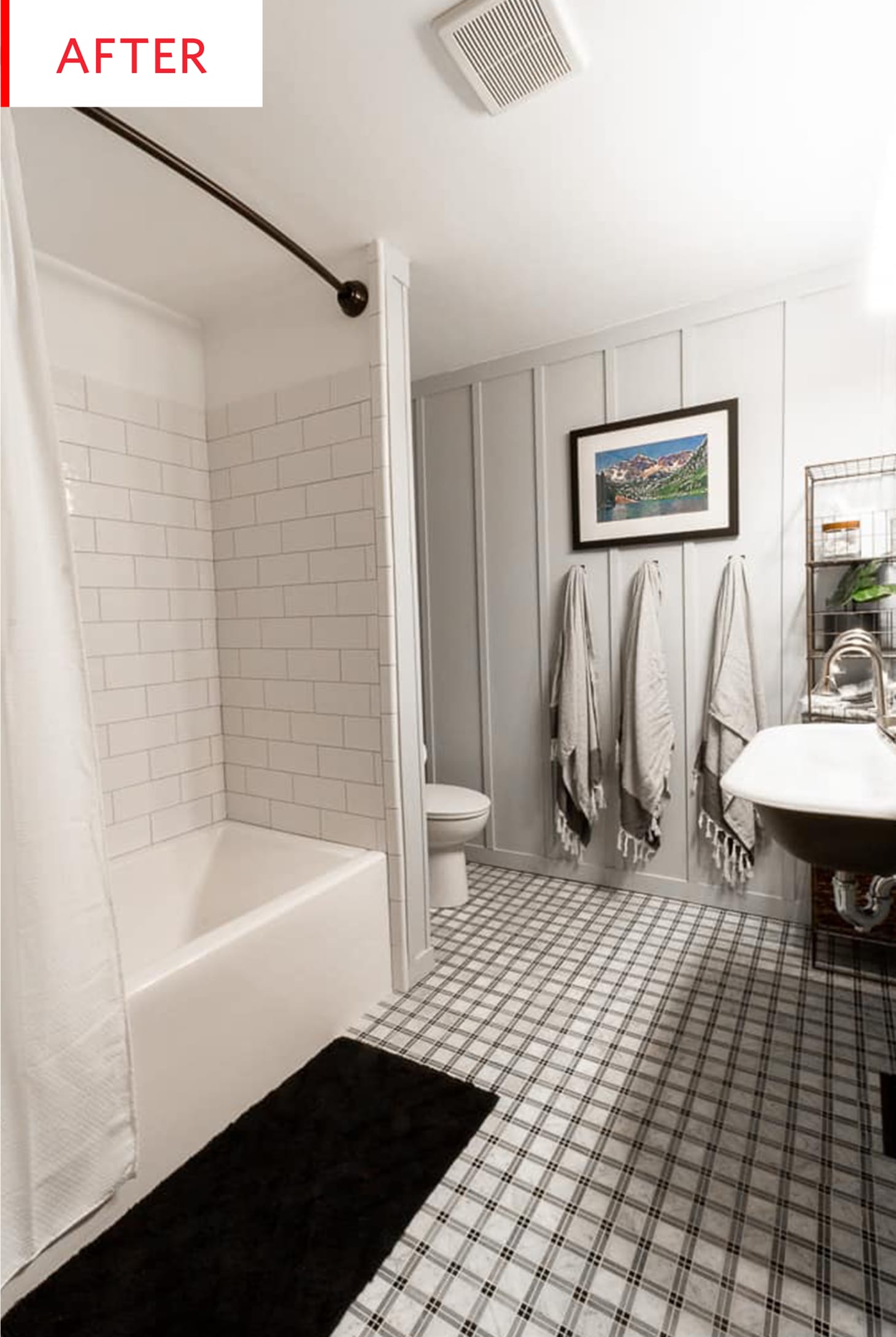 Board and Batten Bathroom Walls Remodel Photos Apartment Therapy