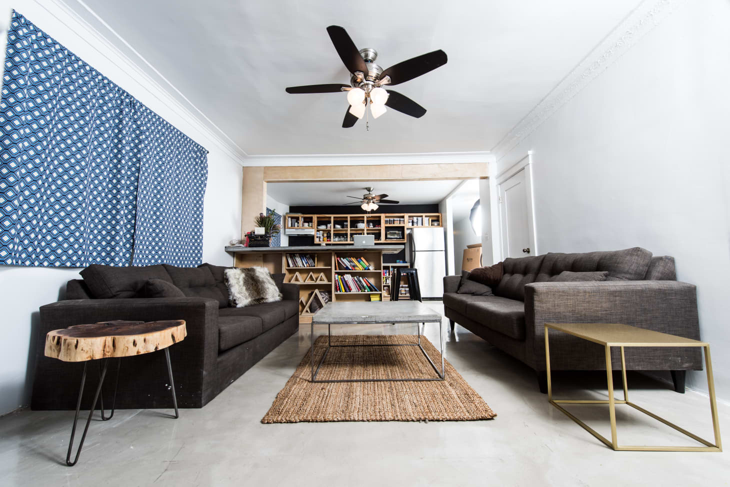 Before & After A Dingy Apartment Gets Some L.A. Style Apartment Therapy