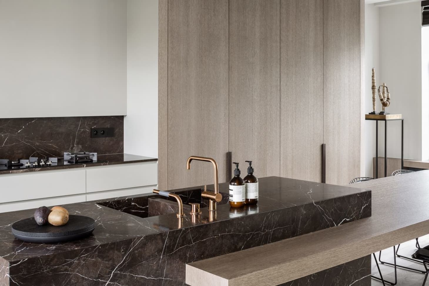 Kitchens With Black Marble Apartment Therapy