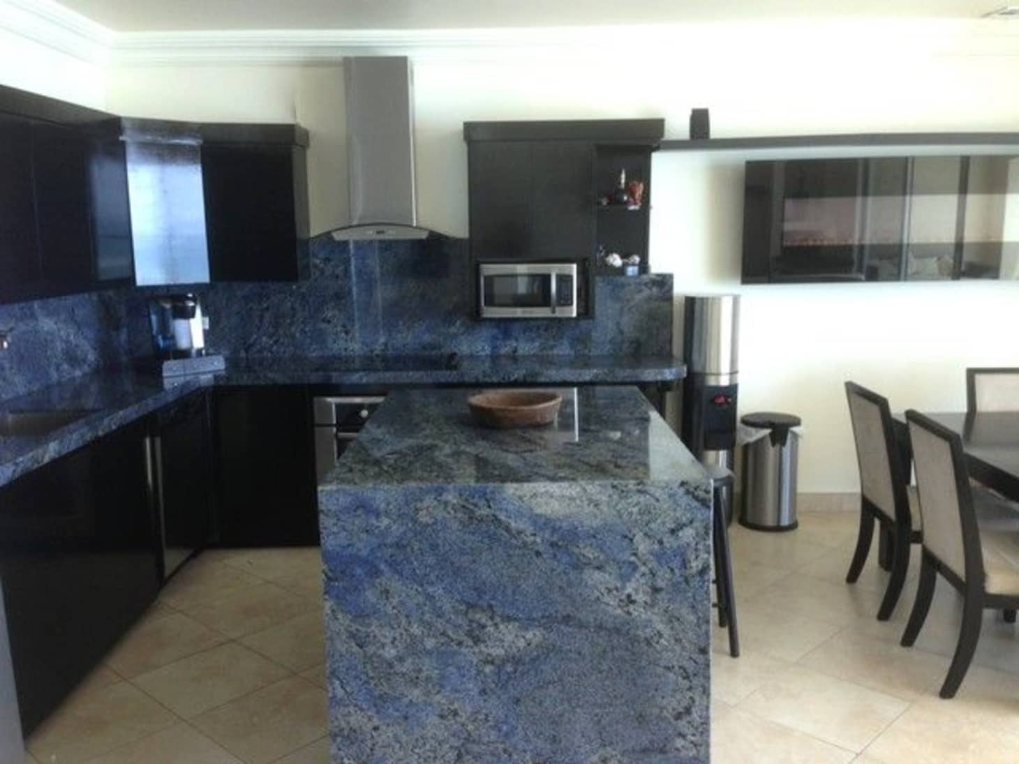 Considering Blue Bahia Granite Let These Interiors Sway You