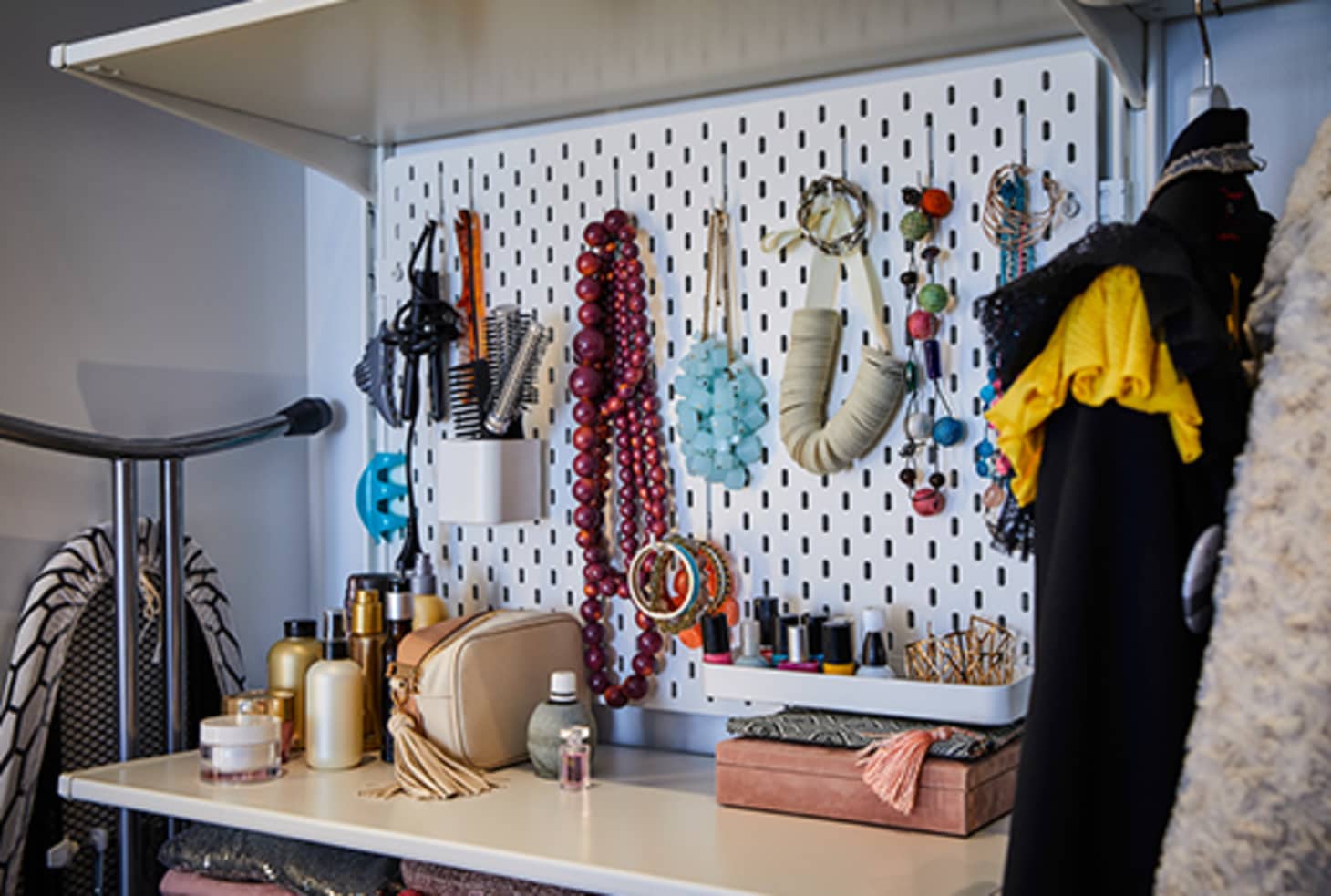 Ikea Skadis Pegboard Ideas Inspiration Apartment Therapy