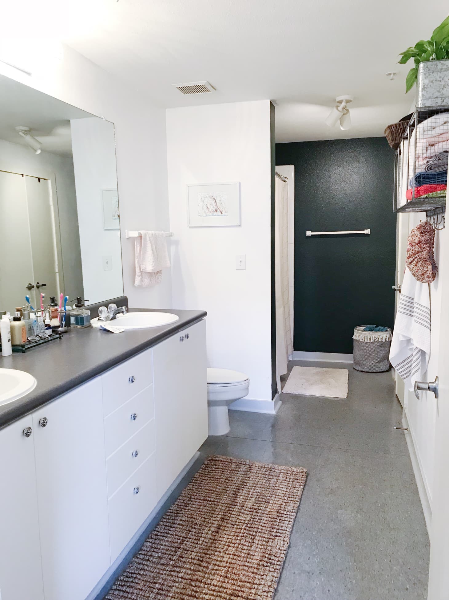 Before & After: A Renter-Friendly Bathroom Makeover | Apartment Therapy