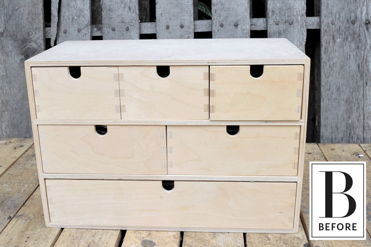 Unfinished IKEA Drawers Get a VintageInspired Makeover Apartment Therapy
