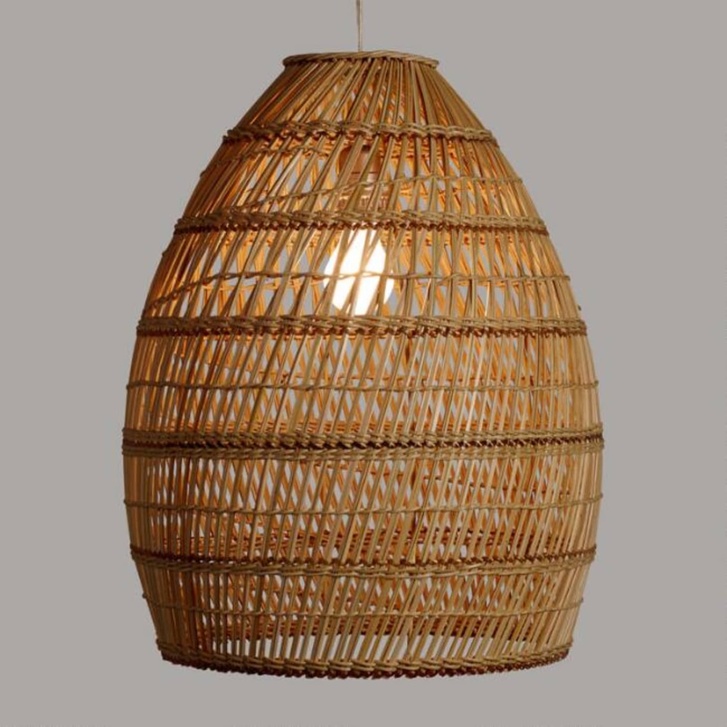 Currently Obsessed Rattan Wicker Pendant Lights Apartment Therapy