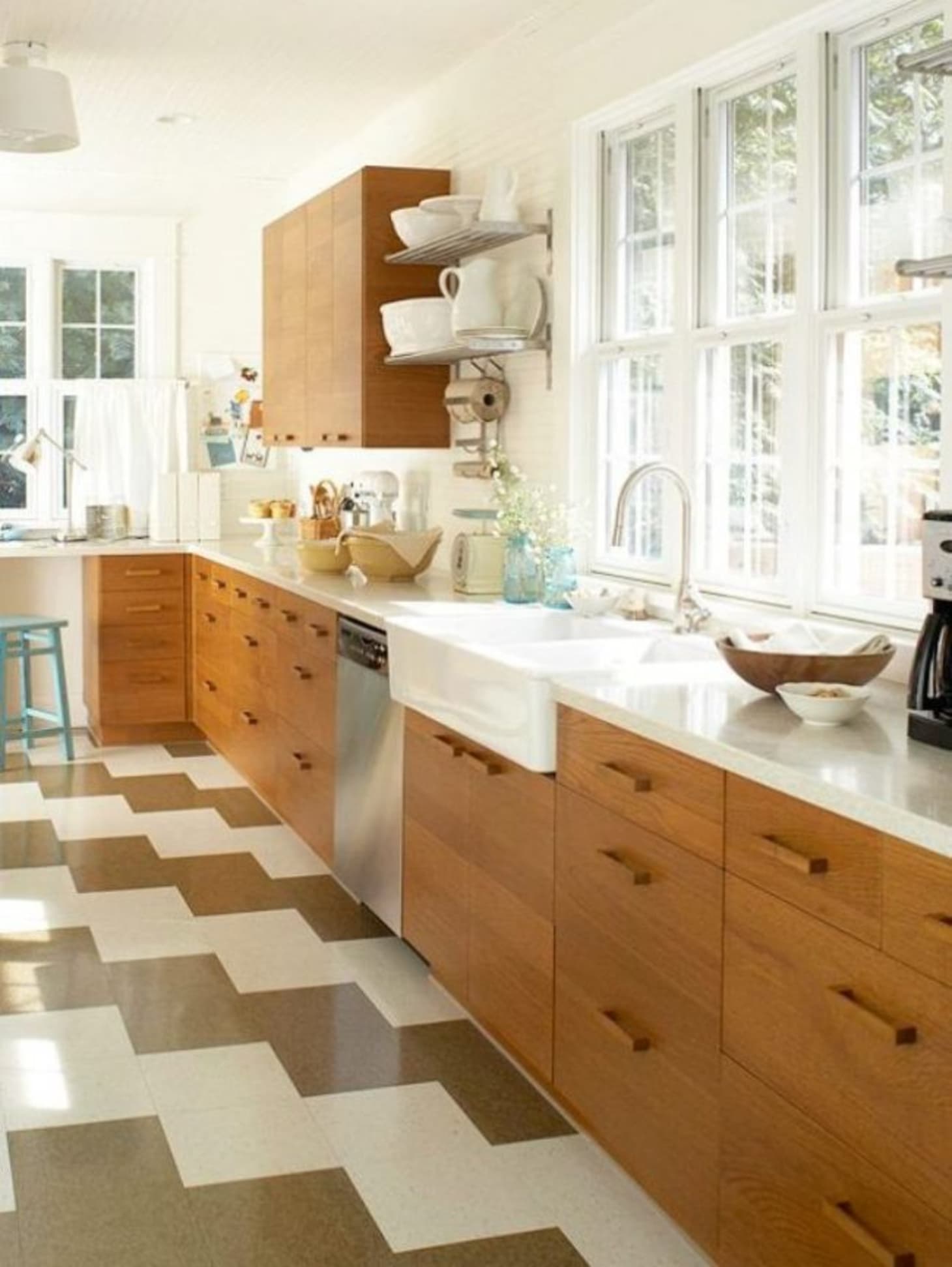 Vct Tile Floor Patterns That Look Great Anywhere Apartment Therapy