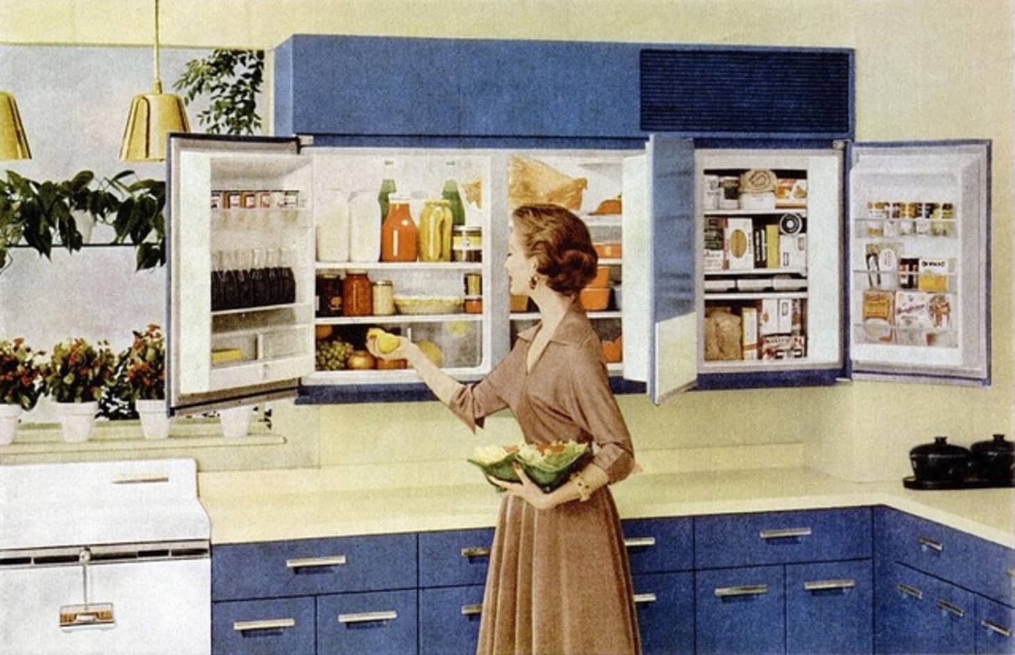 Brief History Of The Kitchen From The 1950s To 1960s Apartment