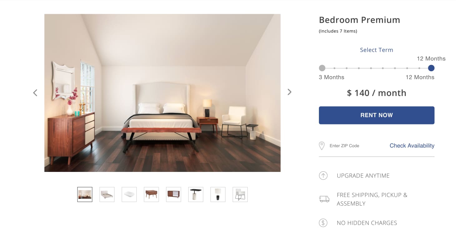 Would You Rent Your Furniture? New Startups Are Betting On It