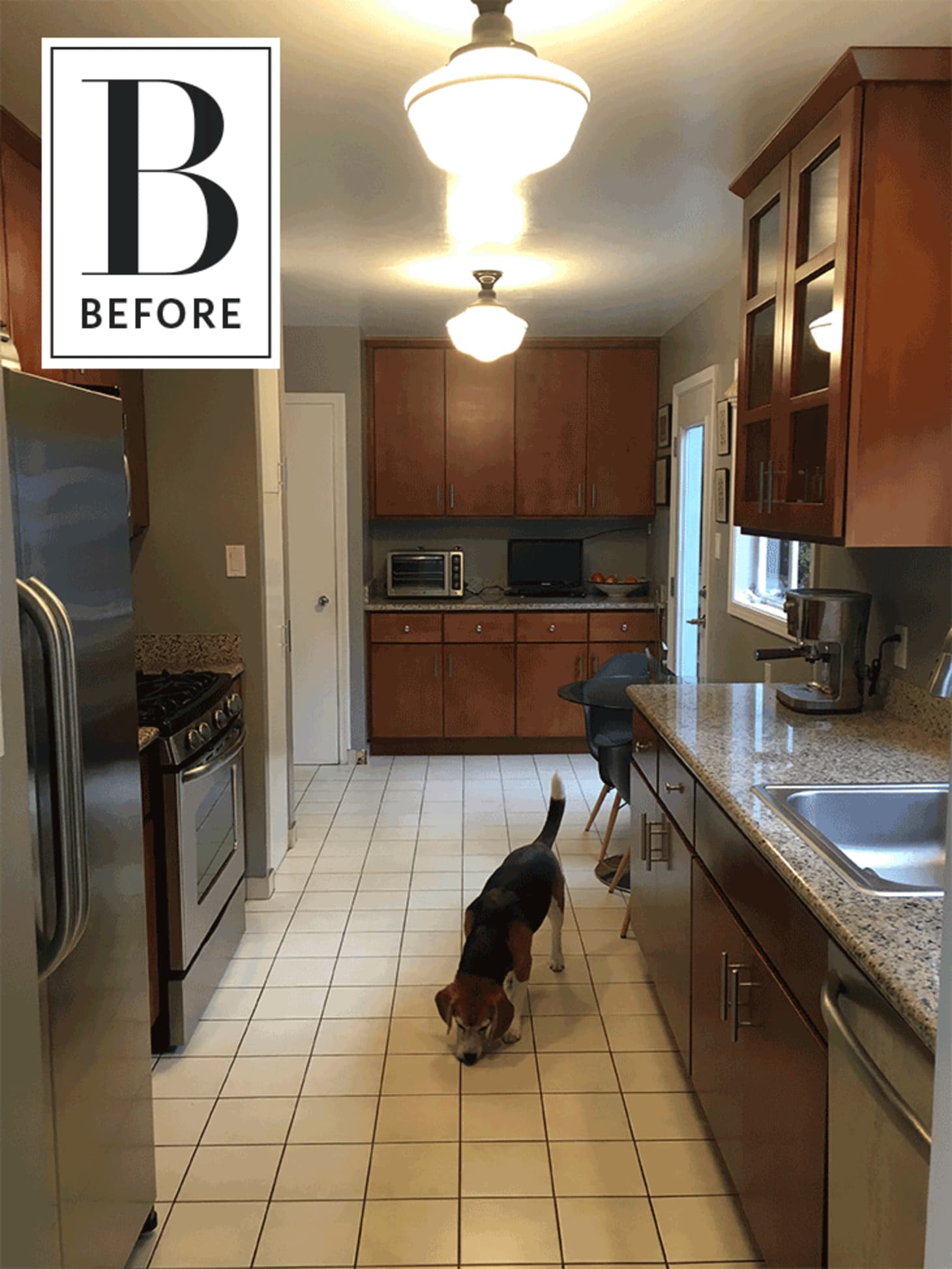 Before & After: A Galley Kitchen Gets a Gorgeous Modern Makeover