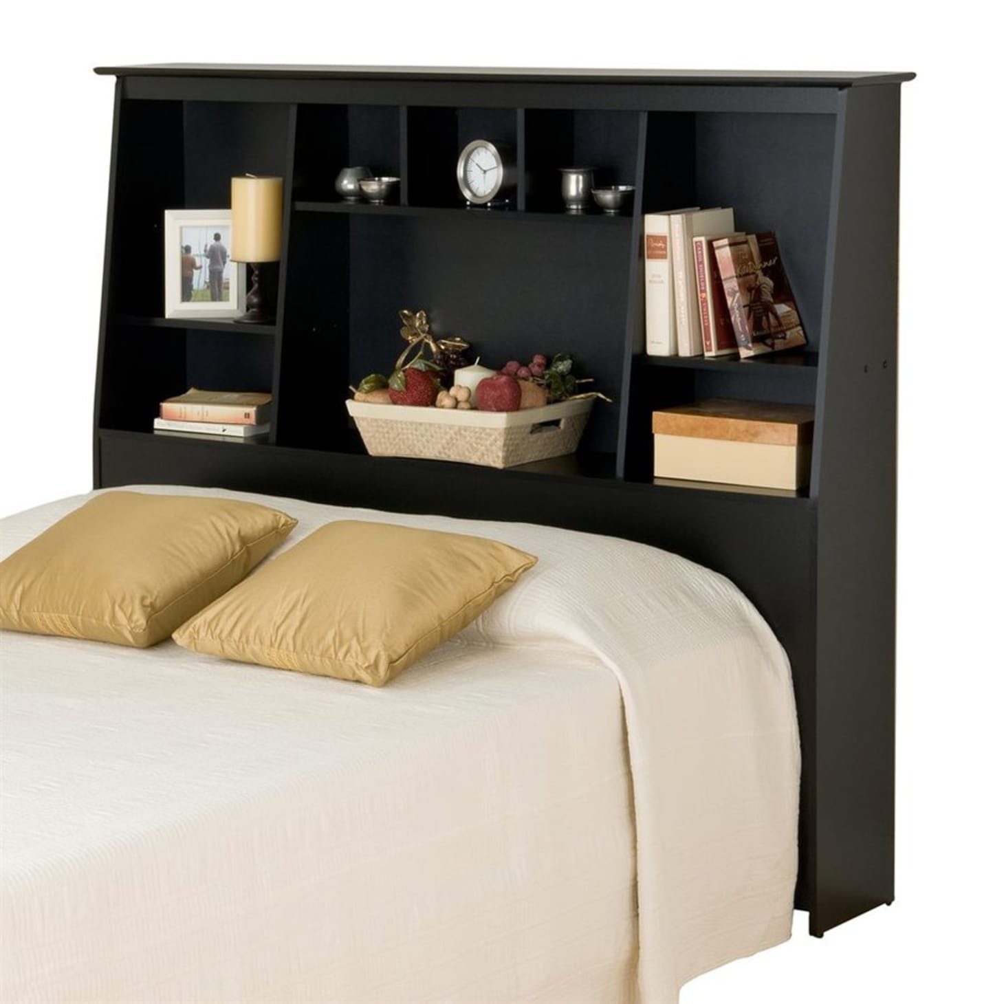 Bookcase Headboard Storage Ideas By Budget Apartment Therapy