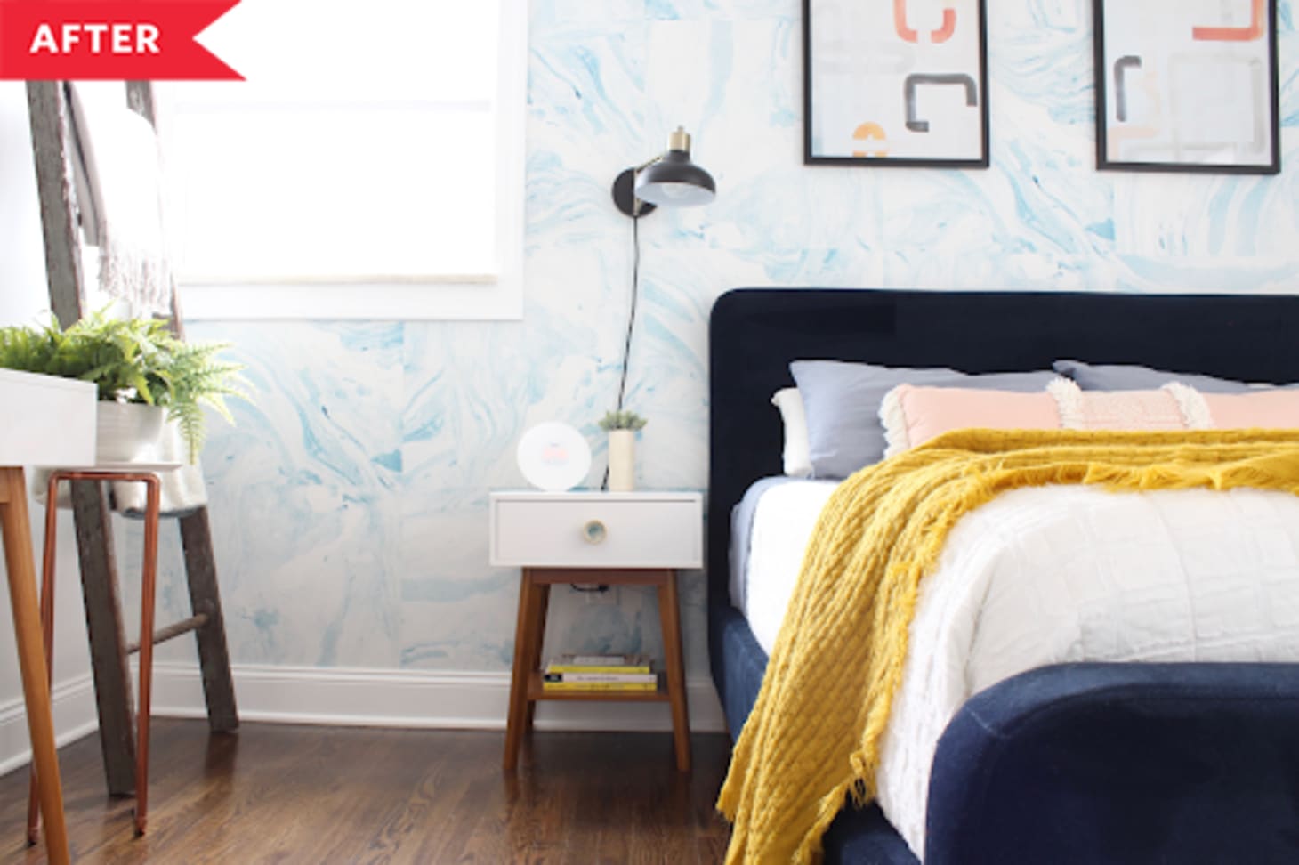 Before And After A Master Bedroom Gets Some Major Calming