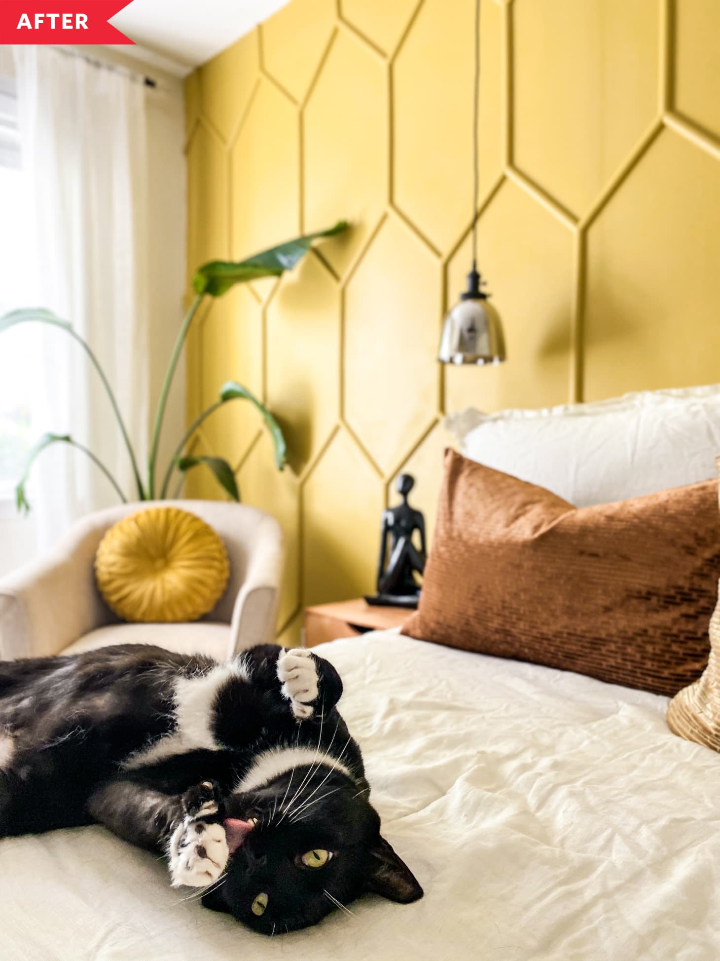 Before and After: A Bedroom Redo with a Unique DIY Budget ...