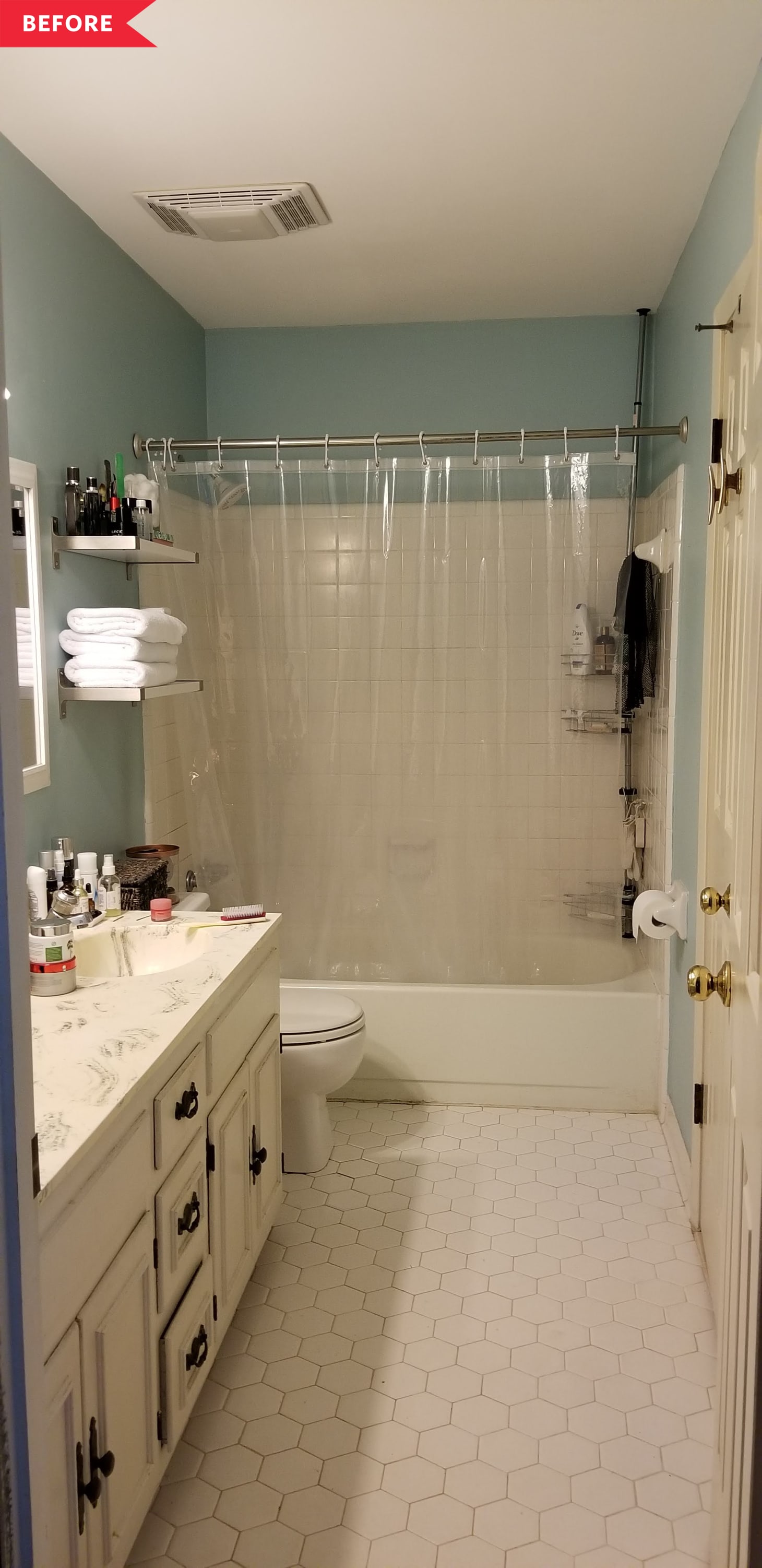 Bathroom Redo With A High End Look Apartment Therapy