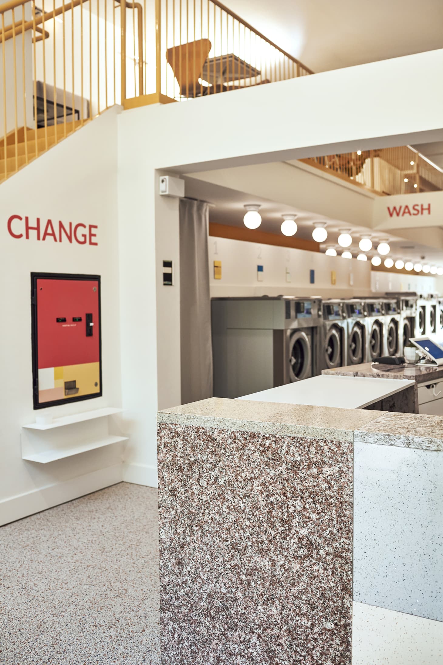 Check Out Photos of the Beautiful Interior of Celsious Laundromat in