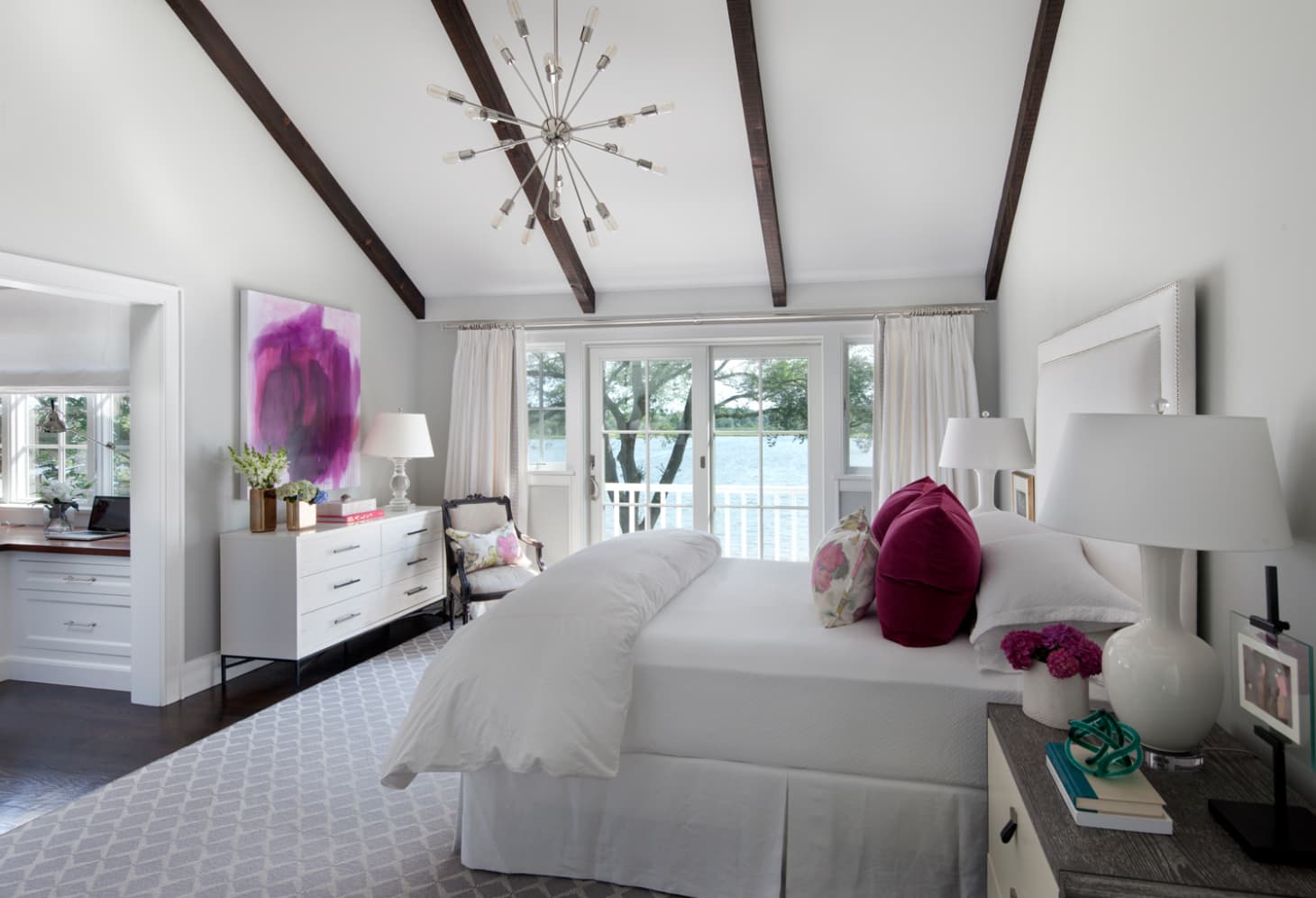 Charming Four Room Apartment With Exposed Beams In Milan, Lombardy ...