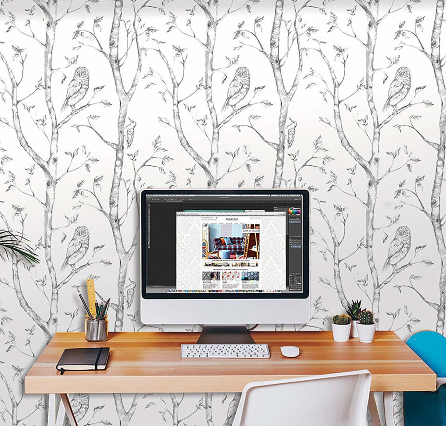 The Easiest Removable Patterned Wallpapers You Can Buy on Amazon