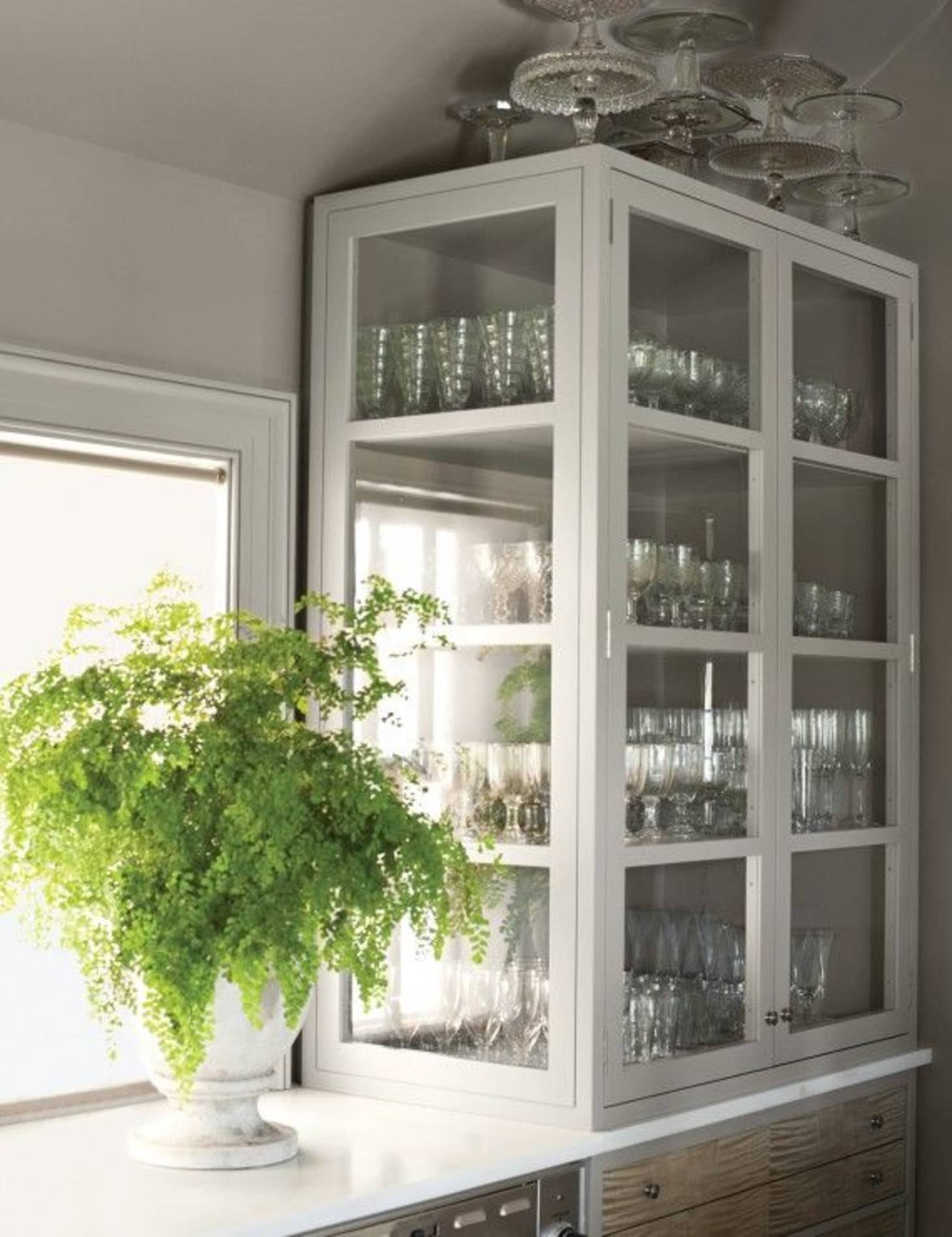 A Gallery Of Glass Kitchen Cabinet Doors That Are Gorgeous And Practical Apartment Therapy