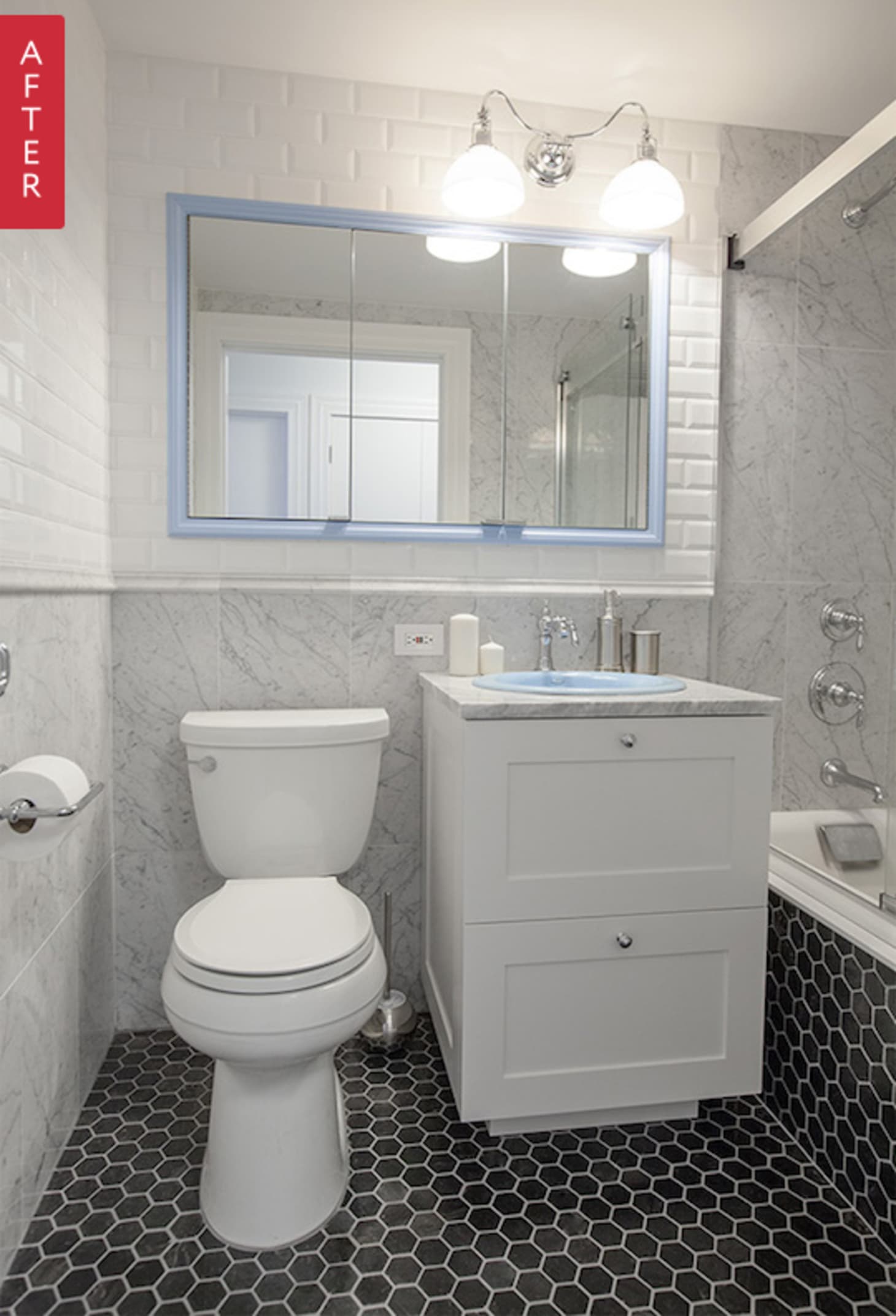 NYC Condo Bathroom Remodeling Eek to Sleek Apartment Therapy