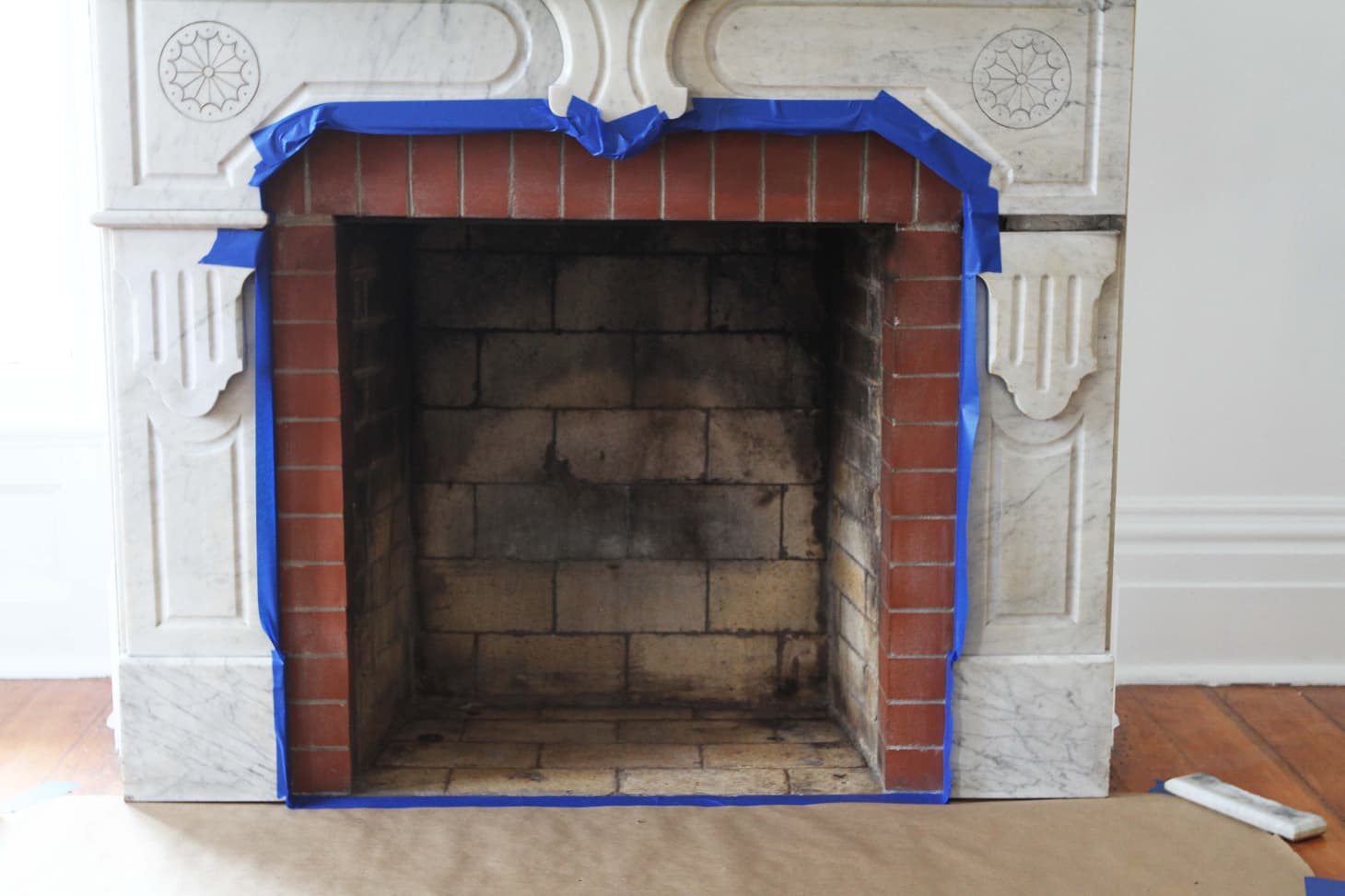Removing Paint From Brick Fireplace Surround Fireplace Guide by Linda